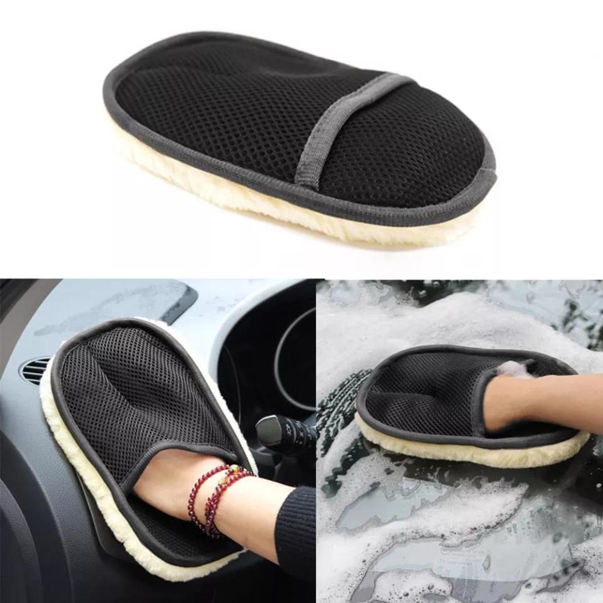 Car Washing Gloves Cleaning Brush Motorcycle Washer Care Wash Rag Polishing Tool Car Styling Car Cleaning Brush Microfiber Wool Soft Automotive