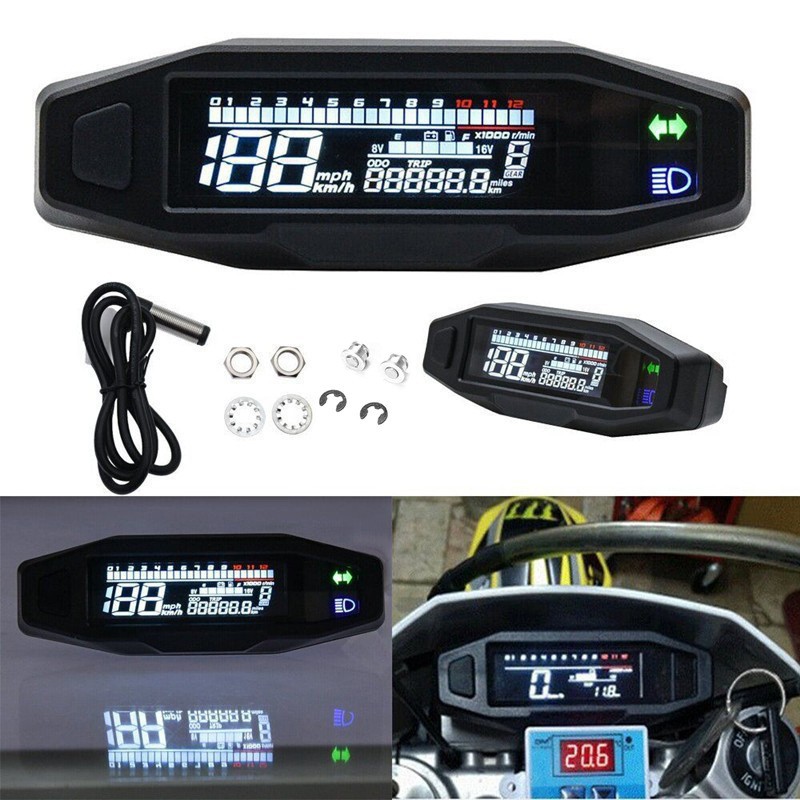 electronic instrument speedometer speedometer speed oil gauge Motorcycle HD modified LCD